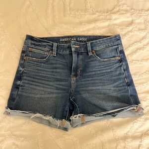 American Eagle midi Jean shorts size 8